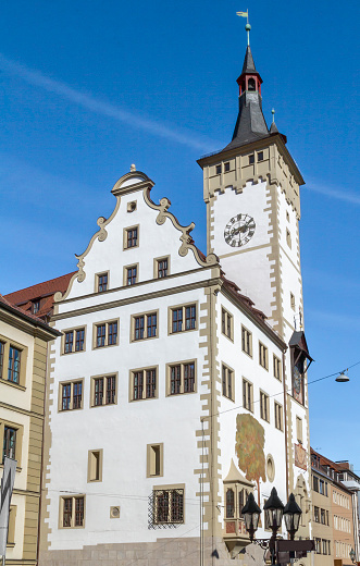 building named Grafeneckart in Wuerzburg, a franconian city in Bavaria