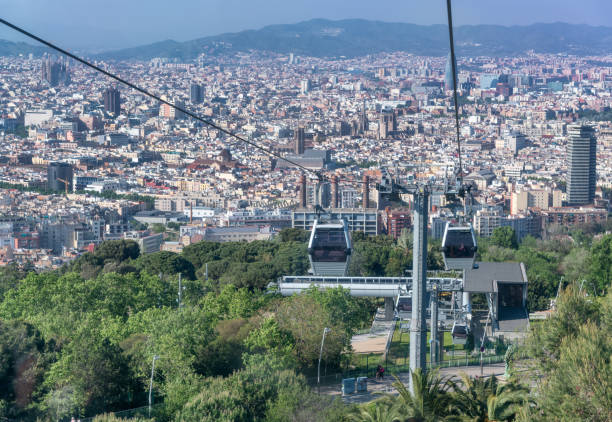 istock Aerial view of Barcelona, Spain 1140336190