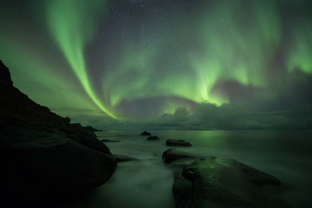 istock Aurora Borealis Lofoten 1140337854