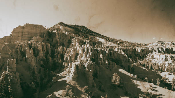 Red Canyon aerial view, Utah.