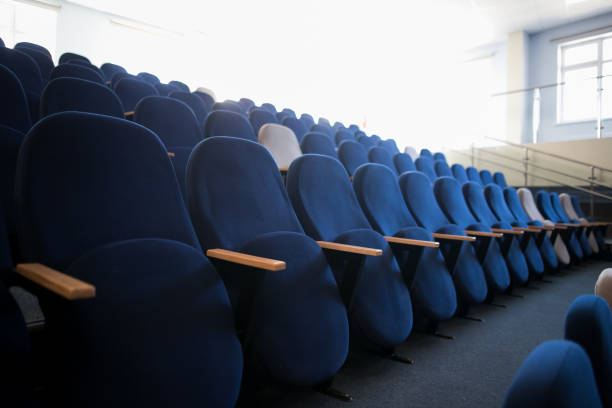 istock seating in the conference room 1140340694