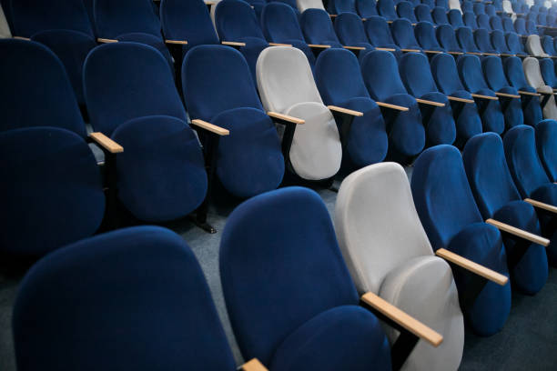 istock seating in the conference room 1140340729
