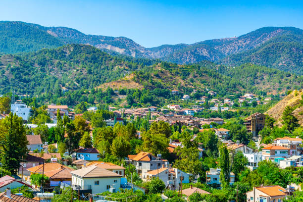 istock Kakopetria village on Cyprus 1140343152