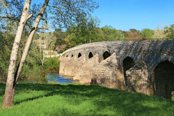 istock Medieval bridge in Occitania. France. 1140344774
