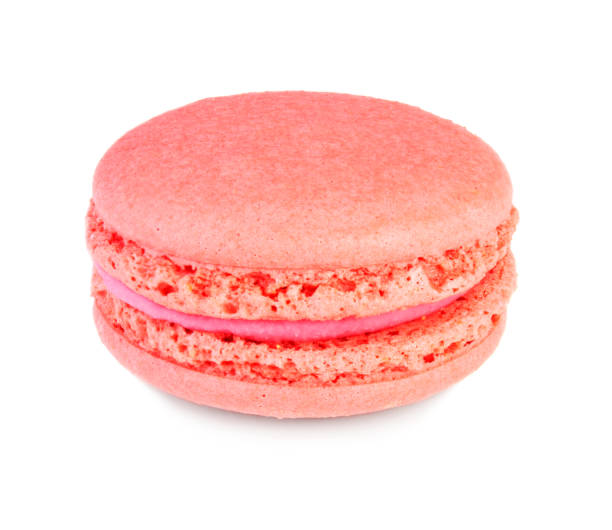 istock Pink pastry macaron dessert 1140345257