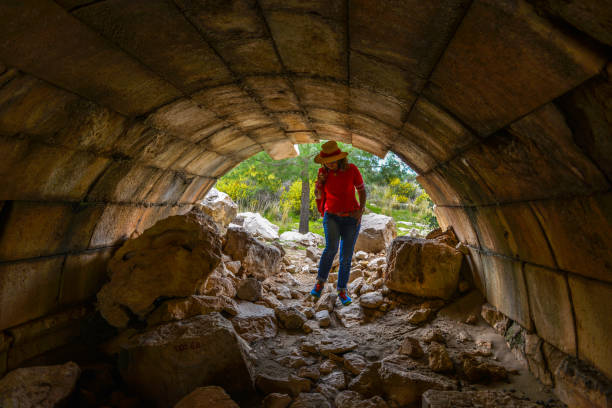 istock Tunnel. Patara ancient city from Turkey. 1140345990