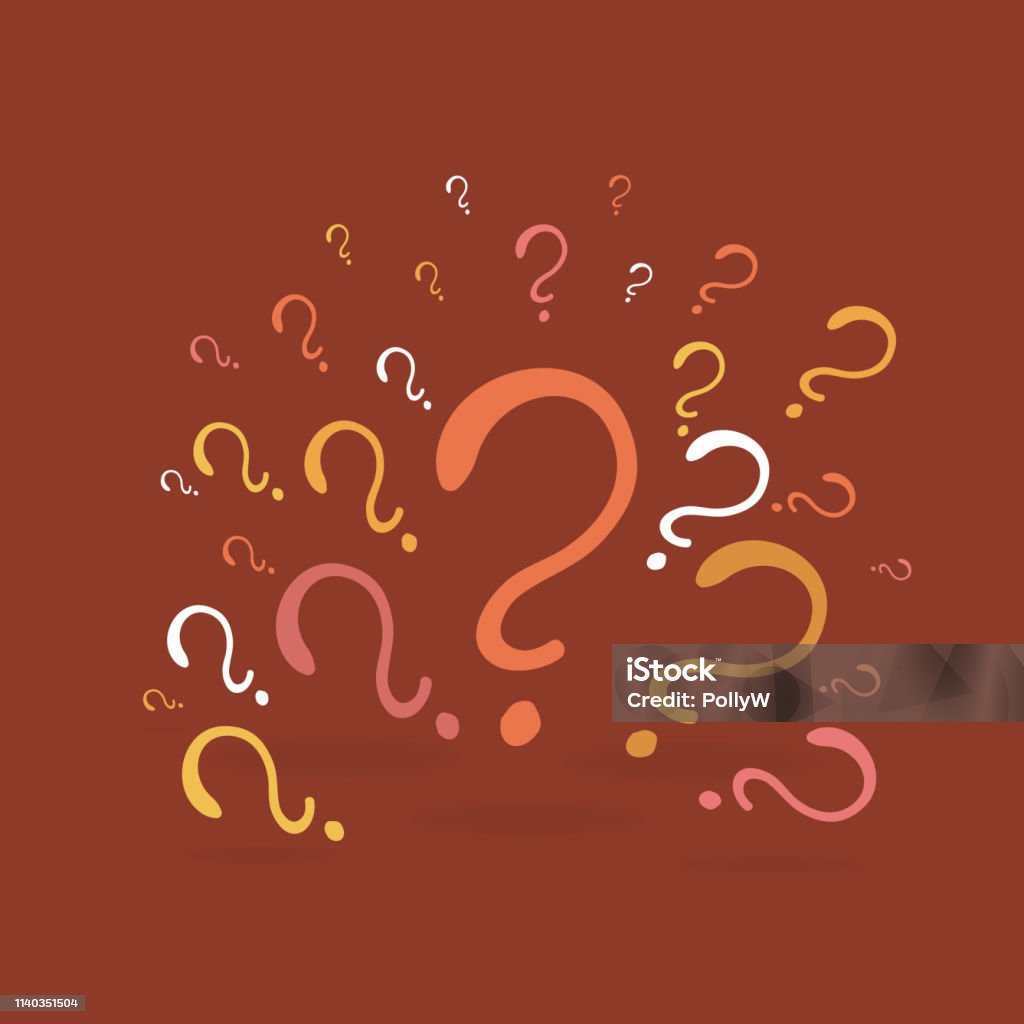 Formal Question Signs Question Signs Composition For Web And Print Decoration Stock ...