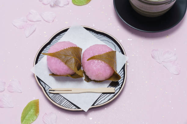 istock Japanese traditional sweet 'Sakura mochi' 1140355116