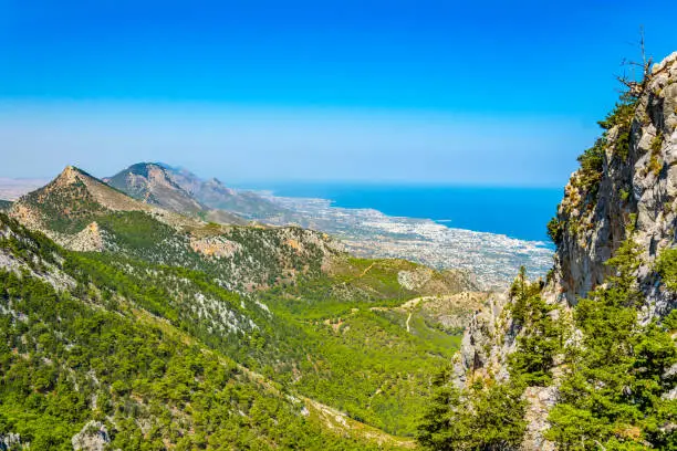 Kyrenia mountains in the northern Cyprus
