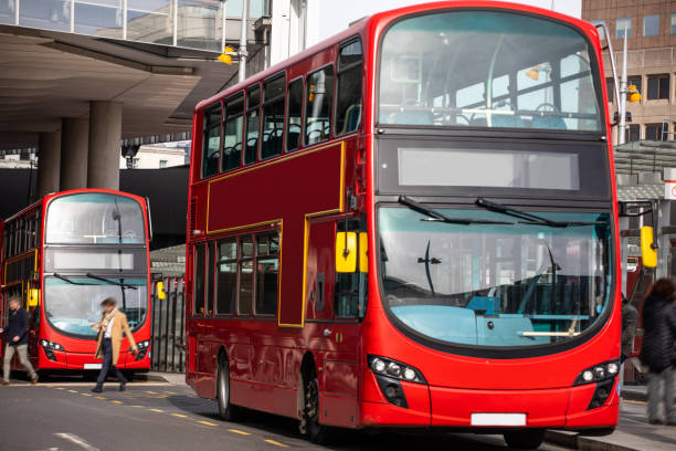 istock Double decker Bus in London, UK 1140356633