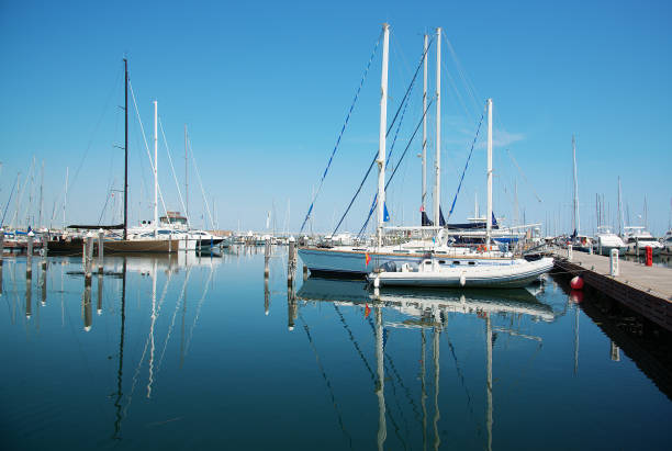istock White yachts in the port waiting. Misano Adriatico, Emilia Romagna, Italy 1140357245