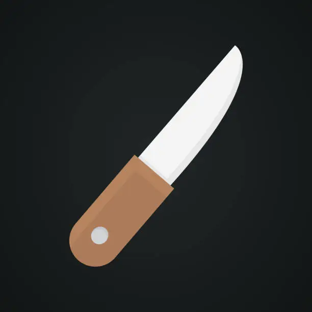 Vector illustration of Knife icon