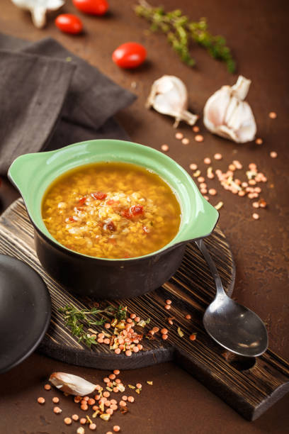 istock Lentil soup - Masoor Dal or Dal Tadka Curry 1140359498