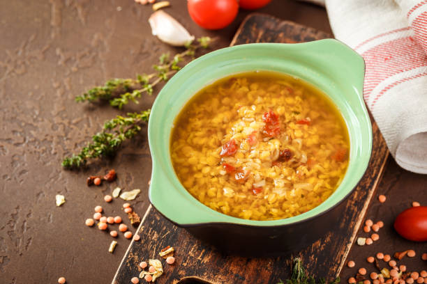 istock Lentil soup - Masoor Dal or Dal Tadka Curry 1140359505