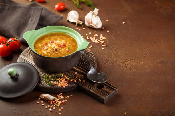 istock Lentil soup - Masoor Dal or Dal Tadka Curry 1140359520