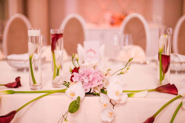 istock Luxury restaruant settings for special events 1140359545
