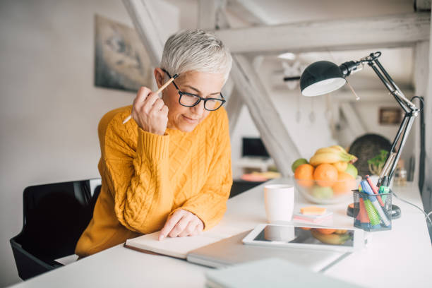 istock Woman working from home 1140359606
