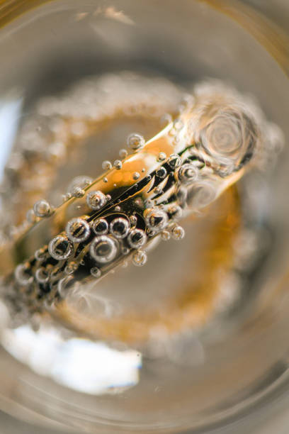 istock Rings in glasses wit chamgapne, close up 1140359619