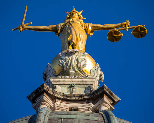 istock Lady Justice Statue at the Old Bailey in London 1140364297