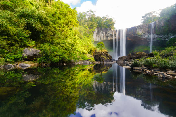 istock Beautiful waterfall in Vietnam, Asia 1140365130