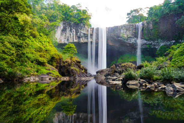 istock Beautiful waterfall in Vietnam, Asia 1140365454