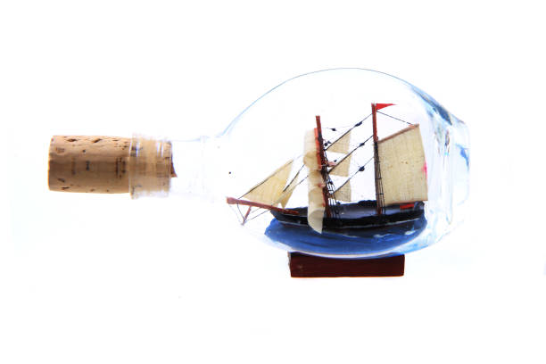 istock ship in the glass isolated 1140365546