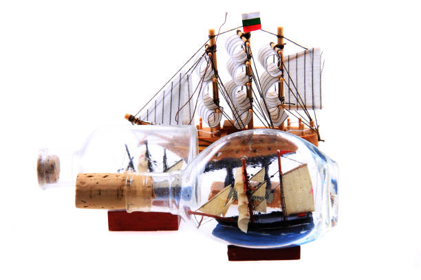 istock ships in the glass isolated 1140365558