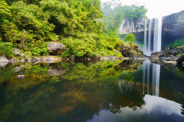 istock Beautiful waterfall in Vietnam, Asia 1140365567