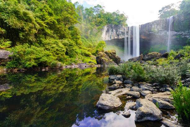 istock Beautiful waterfall in Vietnam, Asia 1140365629