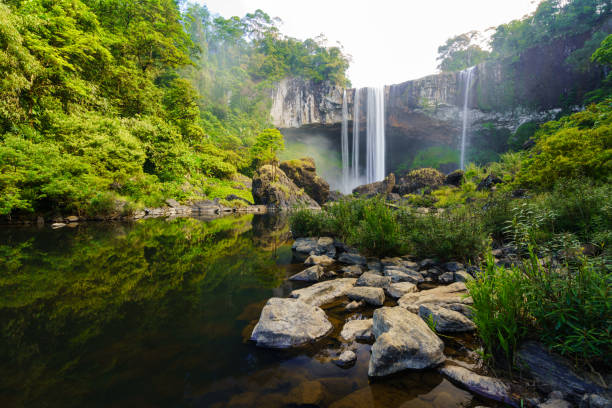 istock Beautiful waterfall in Vietnam, Asia 1140365685