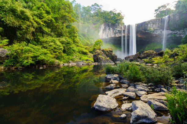 istock Beautiful waterfall in Vietnam, Asia 1140365916