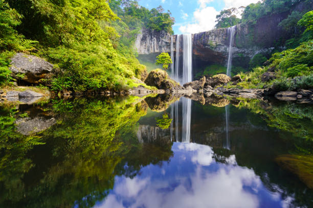 istock Beautiful waterfall in Vietnam, Asia 1140366459