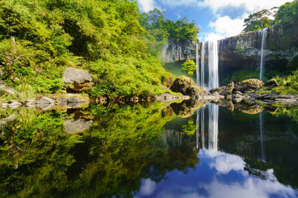 istock Beautiful waterfall in Vietnam, Asia 1140366502