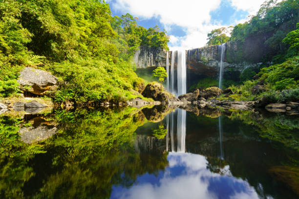 istock Beautiful waterfall in Vietnam, Asia 1140366586