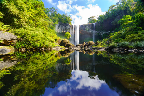 istock Beautiful waterfall in Vietnam, Asia 1140366656