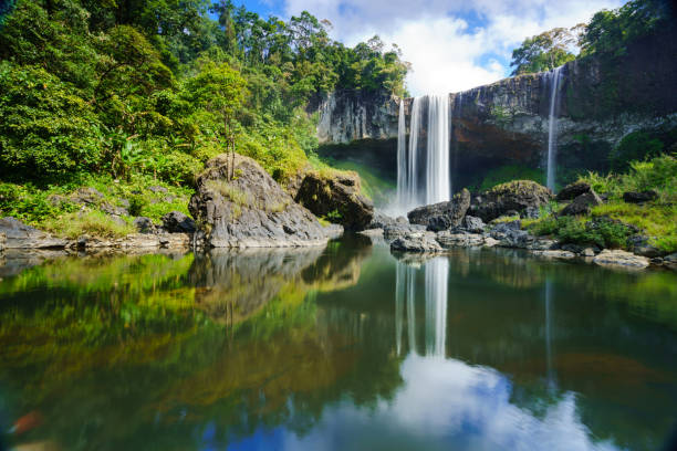 istock Beautiful waterfall in Vietnam, Asia 1140366695