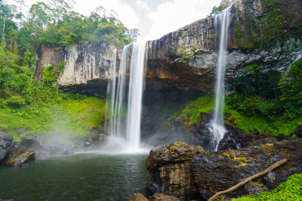 istock Beautiful waterfall in Vietnam, Asia 1140366797