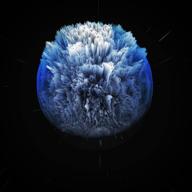 Colorful galaxy abstract cosmic background. Shiny fantasy universe. Deep cosmos. Exploding star in space. Infinity exploration. 3d illustration