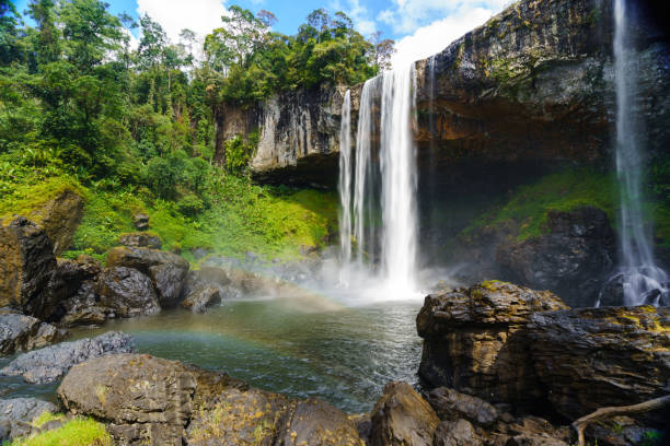 istock Beautiful waterfall in Vietnam, Asia 1140366829