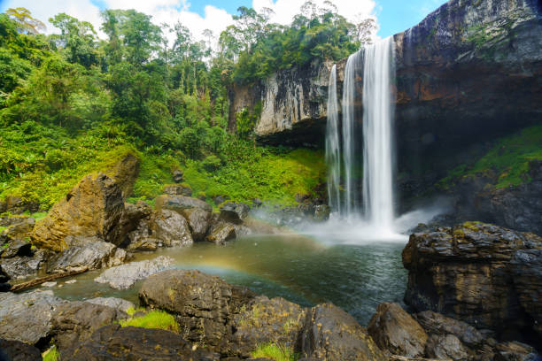 istock Beautiful waterfall in Vietnam, Asia 1140366944