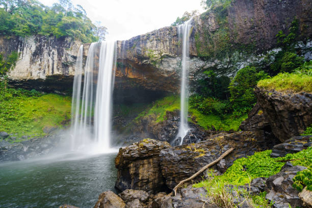 istock Beautiful waterfall in Vietnam, Asia 1140366973