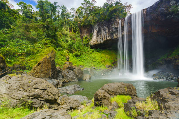 istock Beautiful waterfall in Vietnam, Asia 1140367111