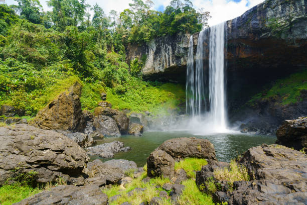 istock Beautiful waterfall in Vietnam, Asia 1140367207