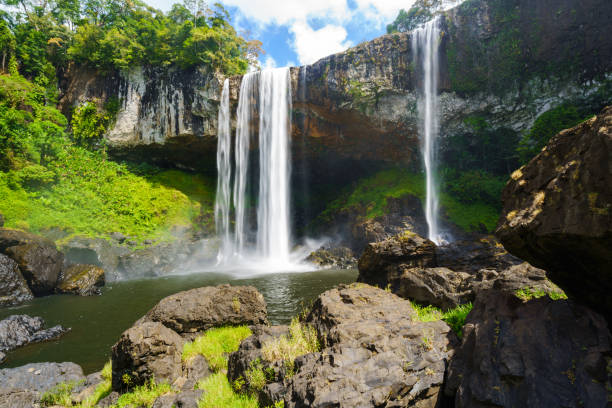 istock Beautiful waterfall in Vietnam, Asia 1140367223