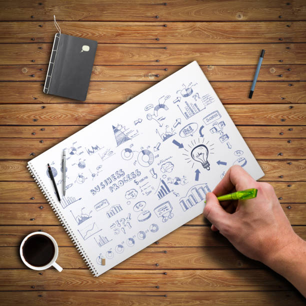 3d notebook illustration isolated on white background