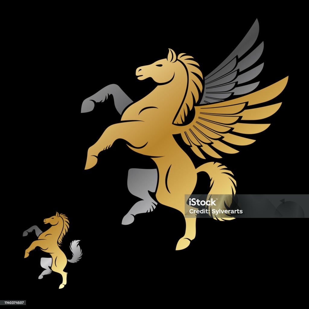 Các Yếu Tố Biểu Tượng Cổ Đại Pegasus Và Horse Có Cánh Được Thiết ...