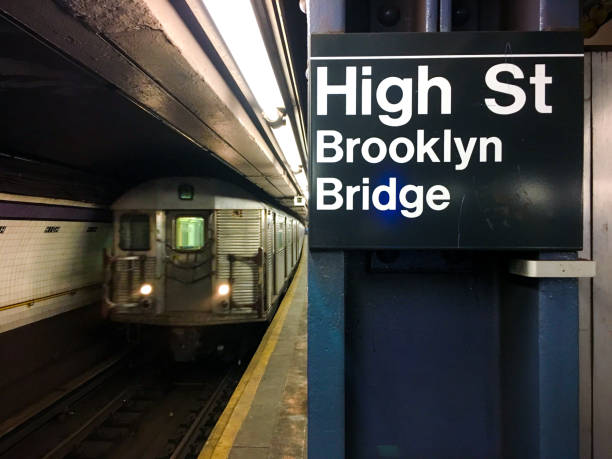 istock New York city subway station Brooklyn Bridge 1140376073