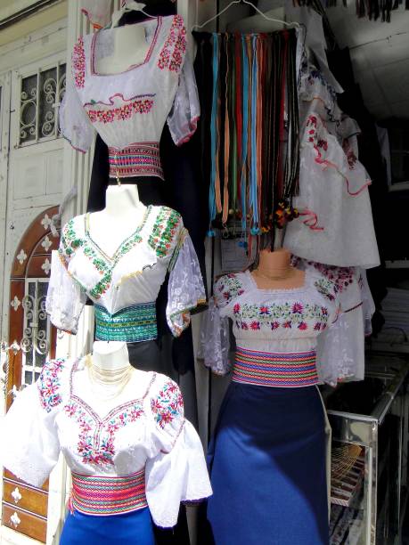 istock Traditional dresses in the market 1140379708
