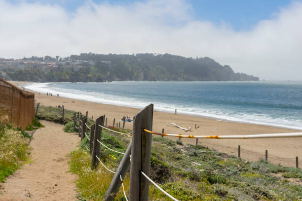 istock Beautiful view of Baker Beach in San Francisco 1140381643