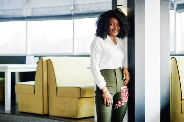 istock Cheerful business african american lady 1140382038